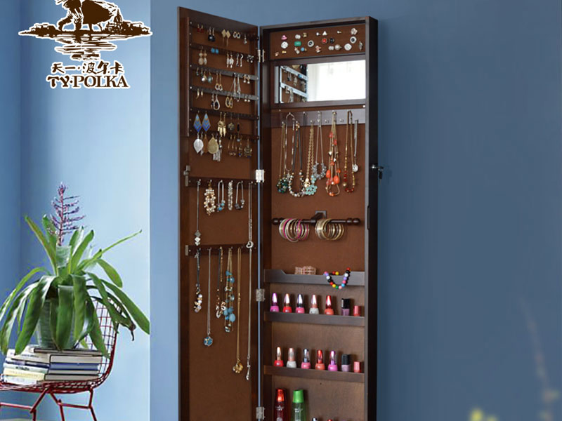 壁挂式穿衣镜收纳柜JC395