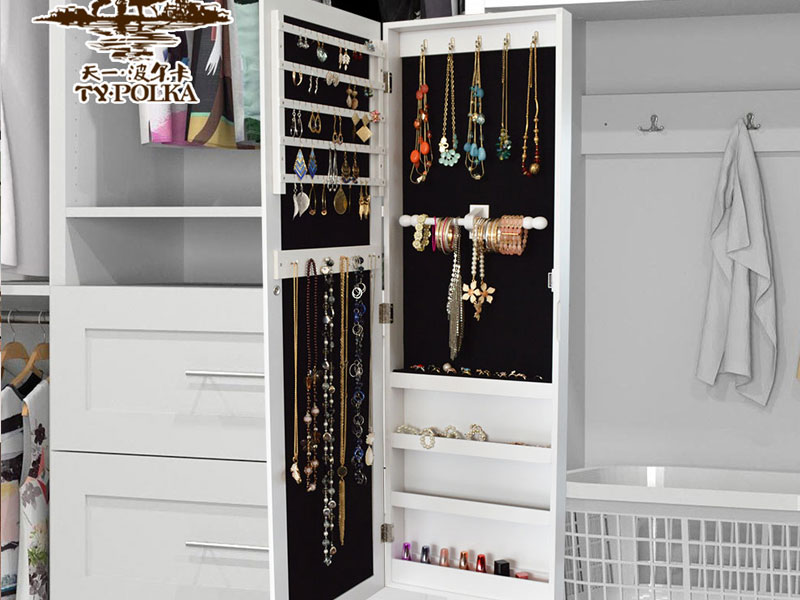 衣柜内穿衣镜收纳柜JC310A