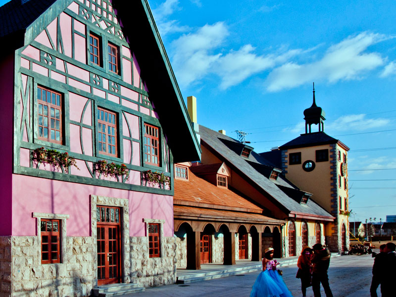 波尔卡小镇网点外观