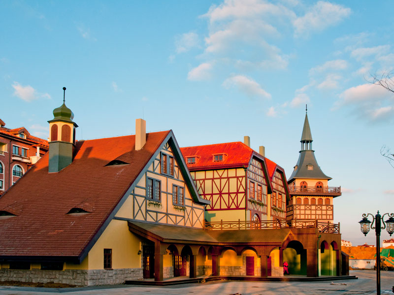 波尔卡小镇网点外观